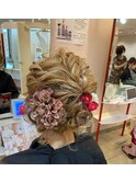 ヘアアレンジ ネジネジ
