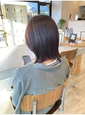 【切りっぱなしボブ】