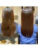 髪質改善ストレート