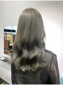 【髪質改善】オリーブグレー/艶髪/透明感/トリートメント