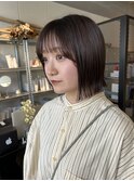 切りっぱなしボブ