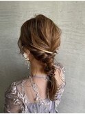 ヘアセット。
