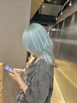 ペレ 栄店(PELE) 前髪/アンブレラカラー/こなれミディ/イメチェン/ウェーブパーマ