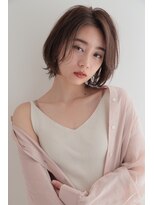 ロンドプランタン 恵比寿(Lond Printemps) 【Lond佐野】前髪なし こなれミディ ベージュカラー