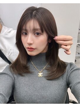 リッカ(LICCA) 【LICCA 伊崎優李】艶髪ブラウン/韓国ヘア/レイヤーカット/前髪