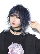 インナーカラー/韓国/ウルフカット/ウルフヘア/レイヤーカット