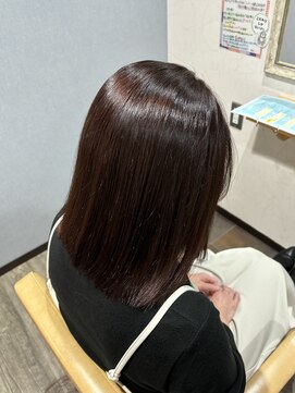 スカイ(SKY) 透明感カラー/髪質改善/縮毛矯正/レイヤーカット/ダブルカラー