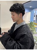 メンズパーマ☆ナチュラルウェーブショート