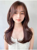 イメチェンうる艶髪モテ髪艶感ホワイトブロンド小顔カット