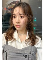 ファイン 美容室 深川店(FINE)&nbsp;20代30代艶感ストレート♪髪質改善カラーミルクティーベージュ