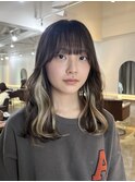 【天王寺 あべの】ナチュラルデザインカラー