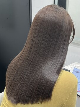 ピリオド 赤坂(Period.) ロングヘアーショコラブラウンカラー×髪質改善　赤坂見附