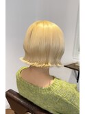 ショートブリーチケアブリーチハイライトボブ髪質改善縮