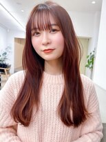 セイドット リー(Say. Ree)&nbsp;Say.ロングレイヤーヘーゼルグレージュローズブラウン表参道青山