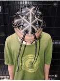 triangle design braids　ブレイズ