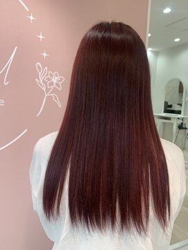 ルルバイアズール 草加店(LULU by azule) インナーカラー,レッド,レッドブラウン【草加】