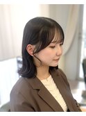 くびれボブ×顔周りカット/アリサ