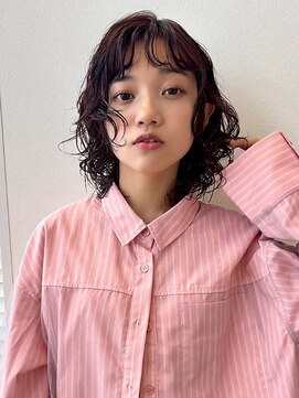 デザインパーマ/ゆるふわミディアム/ニュアンスパーマ