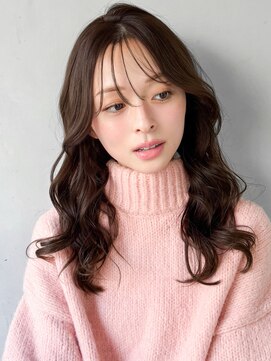 キリ 表参道(kyli) 艶感前髪小顔カットダークアッシュくびれヘア美髪大人可愛い