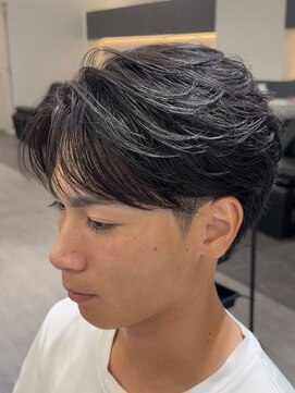 ビカムメンズヘアー 栄店(become men's hair) ニュアンスフェザーパーマ／フェザーショート