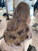 サンクマーケット 渋谷(cinq MARKET) 渋谷ブリーチなしダブルカラーヘーゼルグレージュカラー韓国ヘア