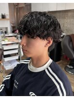 オムファミーユラグ(homme, famille raugh)&nbsp;緩めシャドウパーマ