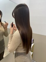 シュヴーブリヤン(cheveux brillants)&nbsp;『美髪縮毛矯正で再現性100%な艶髪』ストレートロング×レイヤー