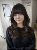 大分韓国ヘアハッシュカットレイヤーミディアムレイヤーかるめ