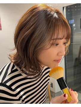 オーク あざみ野(OAK) オレンジベージュ×外ハネボブ