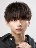 メンズナチュラルショートマッシュ