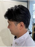 メンズカットツーブロック