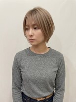 ココカラヘアー プラス(cococara‐hair plus) ショートボブ/ハイトーン/前髪あり
