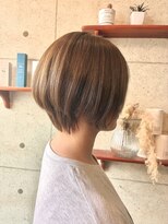 ヘアサロン レゴリス 都城店(REGOLITH)&nbsp;丸みショートボブ × brown