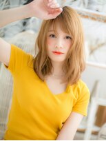 モッズヘア 上尾西口店(mod's hair)&nbsp;ハイトーンカラー極ゆるカールバタフライカットa