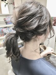 hair arrange 55