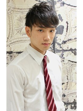 ヨシザワインク プレミアム 築地店(YOSHIZAWA Inc. PREMIUM) スマートマッシュツーブロック束感ビジネススタイルメンズ