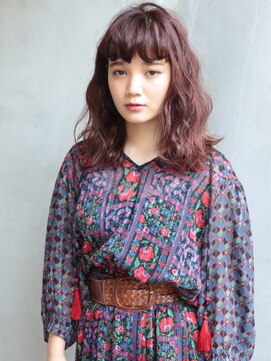 メロウ(MELLOW) ノーブルプラムカラーのwavehair