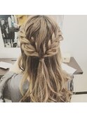 パーティ結婚式ヘアセット