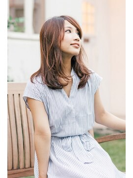 イメージア 町田店(IMAGE A) ナチュラルセミロングスタイル＠30代40代50代60代