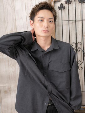 モッズヘア メン 新所沢店(mod's hair men) 外国人風カラー★モテワイルドアップバングA