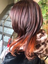 髪技空間アノン(anon) ウルフインナーカラ-