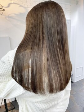 イコ 表参道原宿(ico) ナチュラルハイライト LAケラチントリートメント 髪質改善