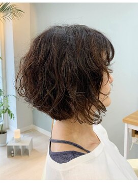 サイイン(saiin) パーマボブ＋フルカラー