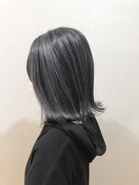アールヘア(ar hair) シルバー＆ダークグレージュ☆コントラストハイライト