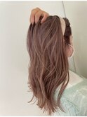 【AMAZING HAIR 中沢店/長島】ハイトーンカラー×ピンクベージュ
