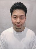 アップバングピンパーマローフェード　ｙ