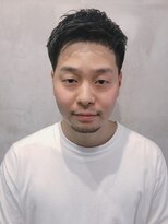 フランクスバーバーリザーブ 人形町店(FRANK’S BARBER RESERVE) アップバングピンパーマローフェード y