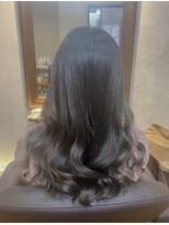 シェルビー 新宿(SHELBe)&nbsp;オリーブグレー×ハイトーン美髪[新宿/白髪染め]