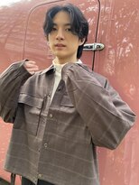 コンティニュー オモテサンドウ(CONTINUE OMOTESANDO)&nbsp;センターパート/メンズヘア/カルマパーマ