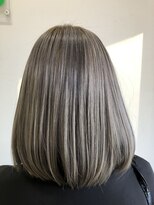 アクロス ヘアー デザイン 蒲田東口(across hairdesign) クールボブ×グレイベージュカラー